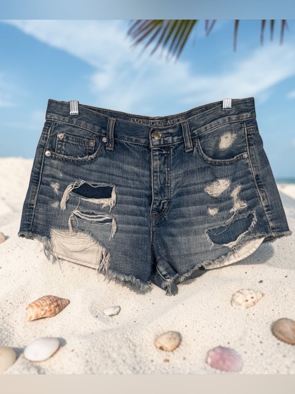 American Eagle Vintage Hi-Rise denim shorts